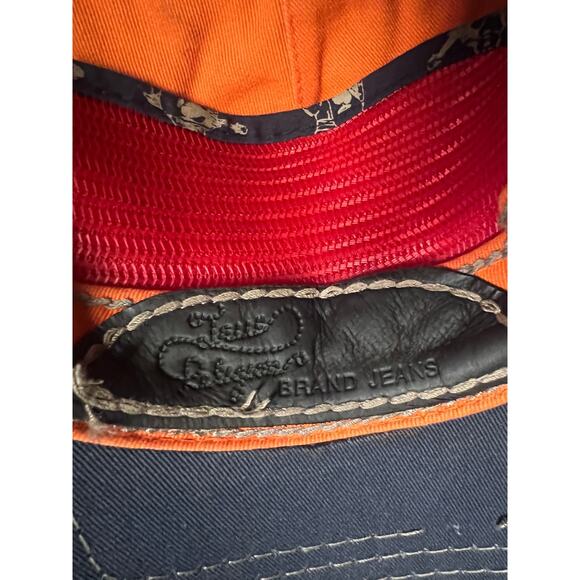 VTG True Religion Distressed Knit Patchwork Trashed Baseball Cap Hat Y2K Rare main image 8